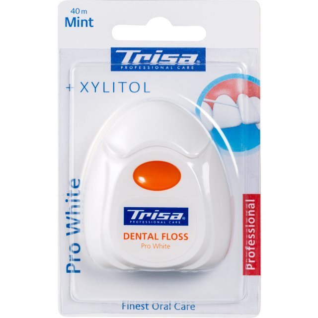 Foto Trisa Zahnseide Pro White 40m mint Xylitol