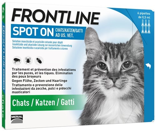 Foto Frontline Spot On Katze Liste D 6 x 0.5 ml