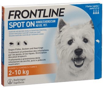 Foto Frontline Spot On Hund S Liste D 3 x 0.67 ml