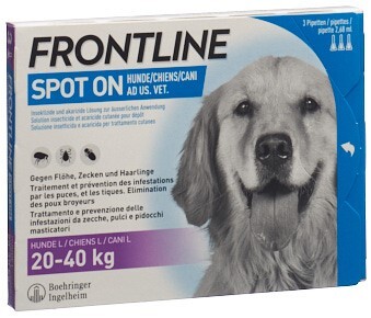 Foto Frontline Spot On Hund L Liste D 3 x 2.68 ml