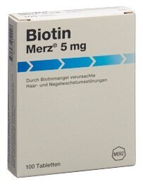 Foto Biotin Merz Tabletten 5 mg 100 Stk