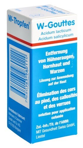 Foto W Tropfen flüssig Flasche 10 ml