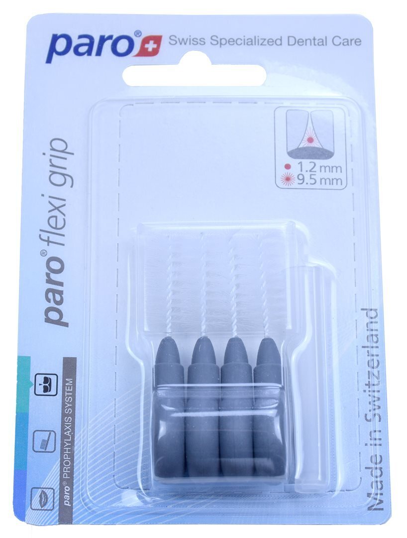 Foto paro Flexi Grip 1.2/9.5mm grau grob 4 Stk