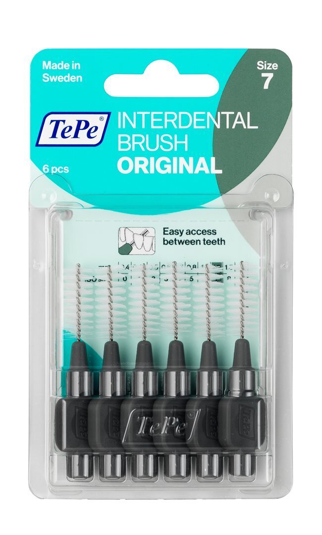 Foto TePe Interdental Brush 1.3mm grau 6 Stk