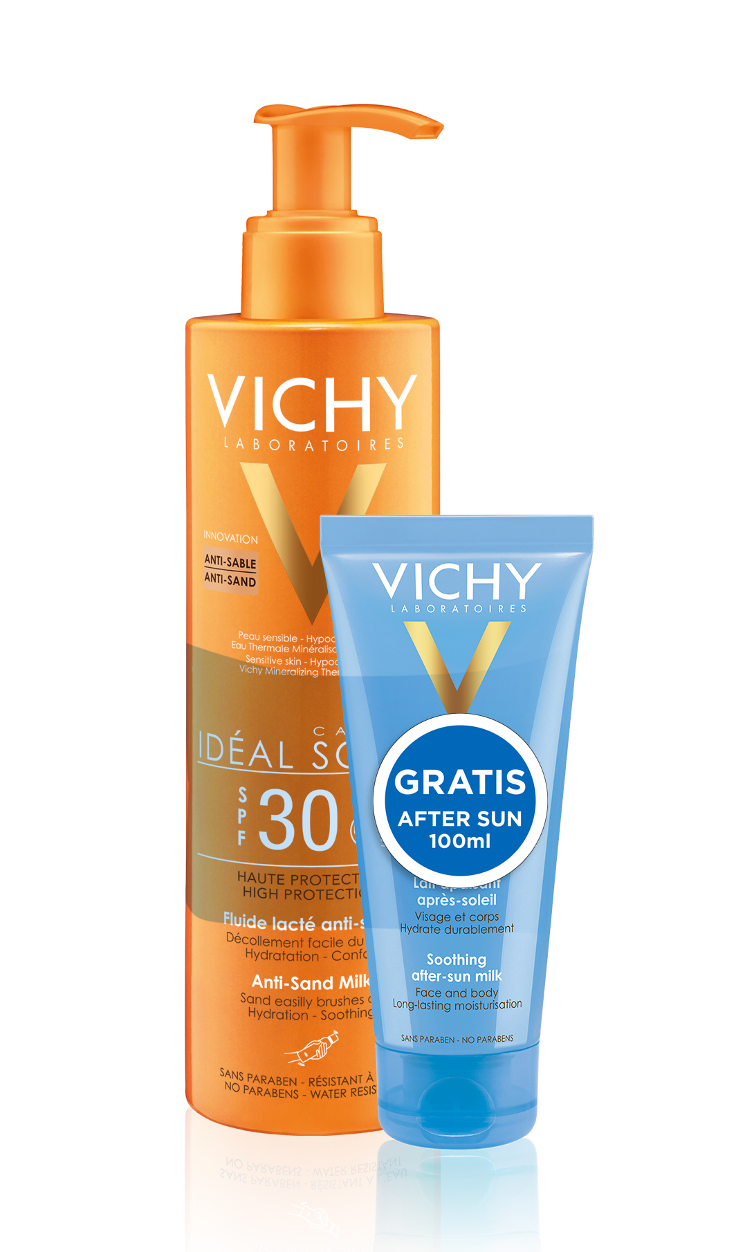 Foto Vichy Ideal Soleil Anti-Sand LSF30 200ml + Nach der Sonne 100ml