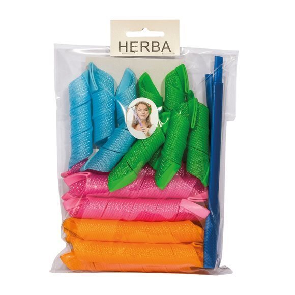 Foto Herba Starter Kit Hair curler Lockenwickler 18 Stück inklusiv Stab