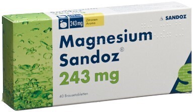 Foto Magnesium Sandoz Brausetabletten 40 Stk
