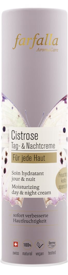 Foto farfalla Feuchtigkeitsspendende Tag- und Nachtcreme Cistrose 30 ml