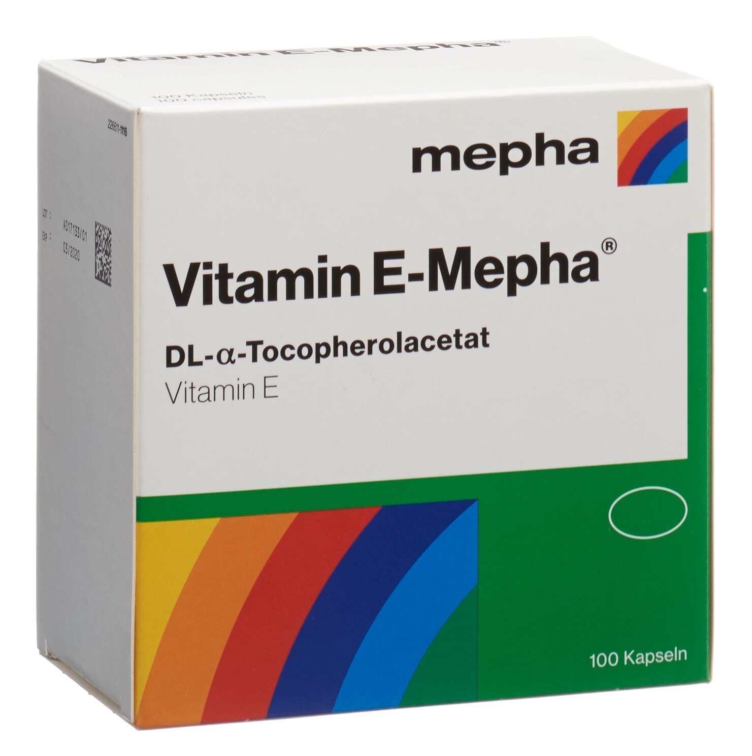 Foto Vitamin E-Mepha Kapseln 100 Stk