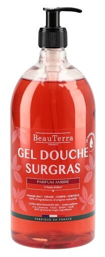 Foto BeauTerra Duschgel reichhaltig Bernstein Flasche 1000 ml