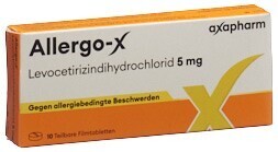 Foto Allergo-X Filmtabletten 5 mg 10 Stk
