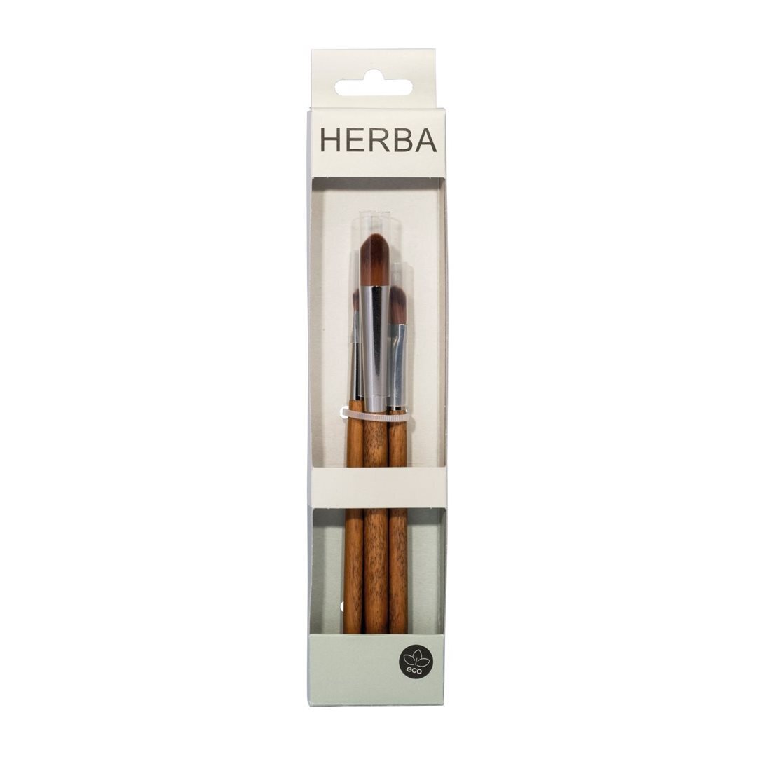 Foto Herba Pinselset für die Augen 3-teilig Vegan Buchenholz