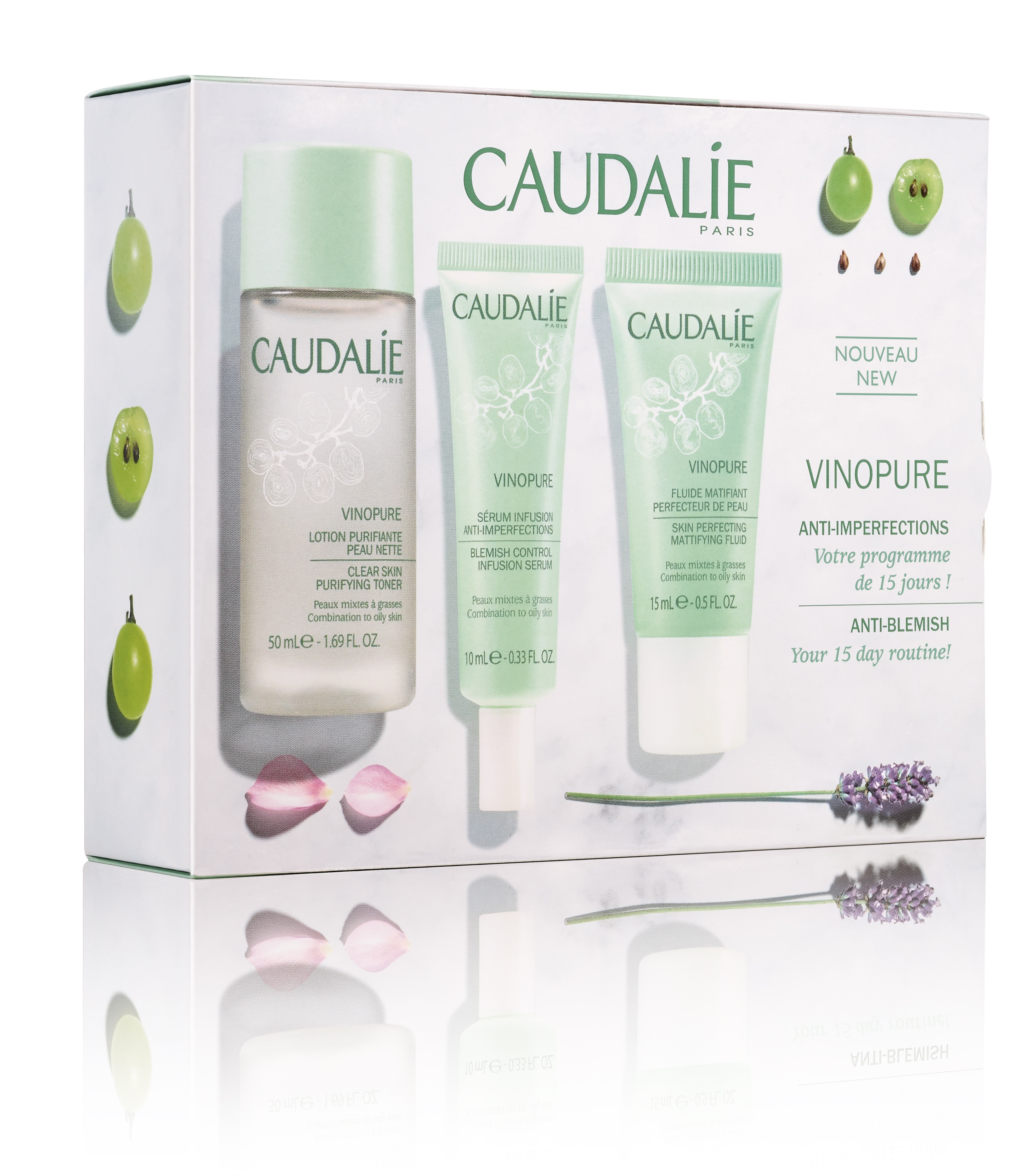 Foto Caudalie Vinopure Training Box 3 Stk