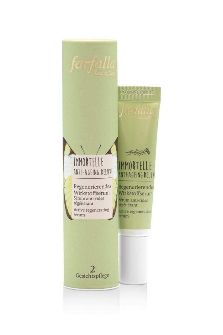 Foto farfalla Regenerierendes Wirkstoffserum Immortelle 15 ml