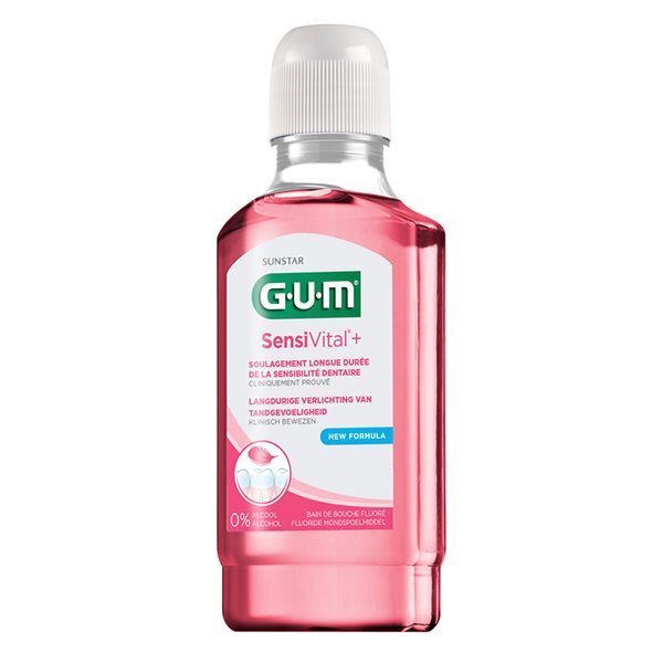 Foto GUM SensiVital+ Mundspülung Flasche 300 ml