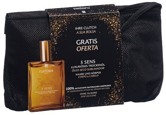Foto Furterer 5 Sens Set Trockenöl 100ml & Clutch