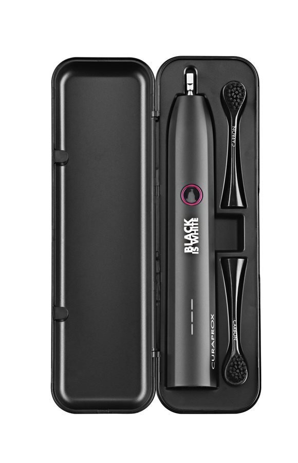 Foto Curaprox Hydrosonic Black is white sonic toothbrush