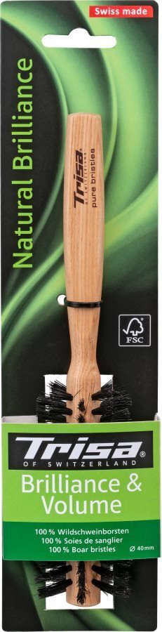 Foto Trisa Natural Brilliance Haarbürste rund