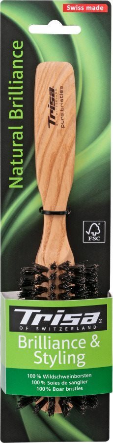 Foto Trisa Natural Brilliance Haarbürste halbrund