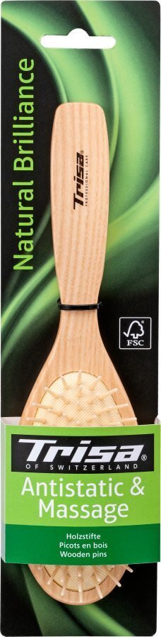 Foto Trisa Natural Brilliance Gummibürste Holzstifte