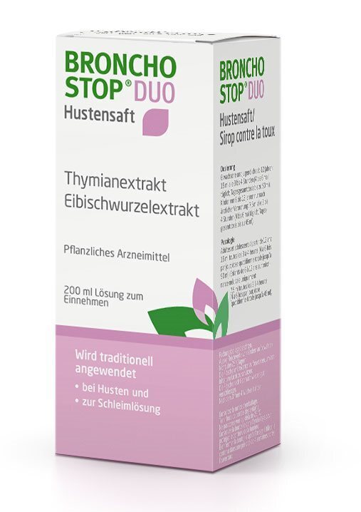 Foto Bronchostop DUO Hustensaft Flasche 200 ml