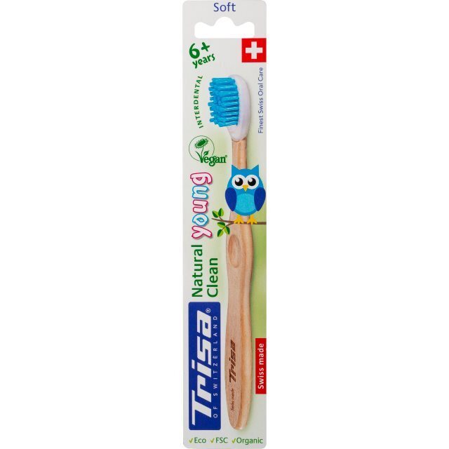 Foto Trisa Natural Clean Holzzahnbürste Young soft