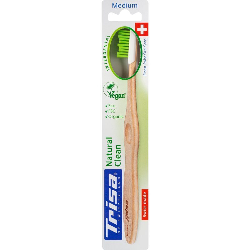 Foto Trisa Natural Clean Holzzahnbürste medium