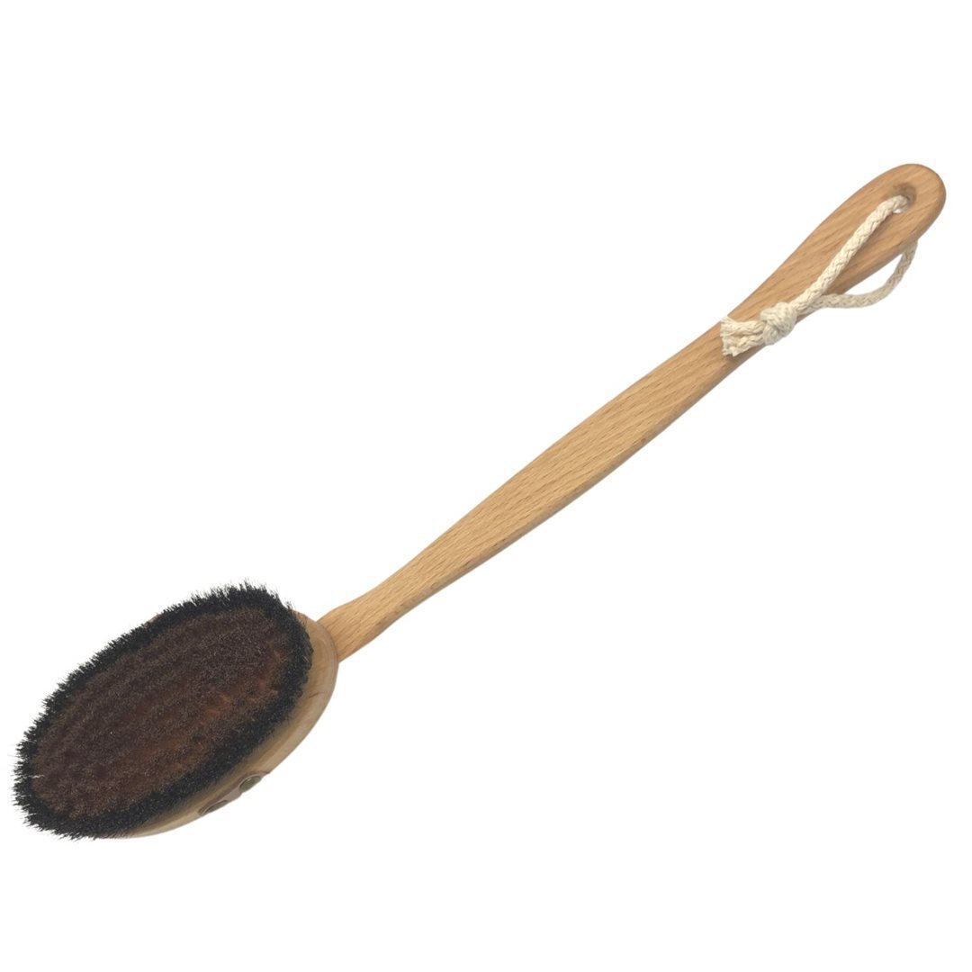 Foto Herba Badebürste Bronzedraht Rosshaar Buche