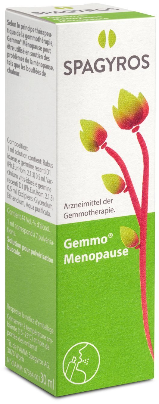 Foto Spagyros Gemmo Menopause Mundspray Flasche 30 ml