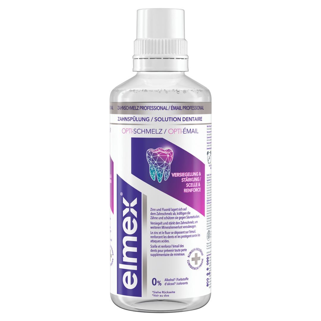 Foto elmex PROFESSIONAL Opti-schmelz Zahnspülung Flasche 400 ml