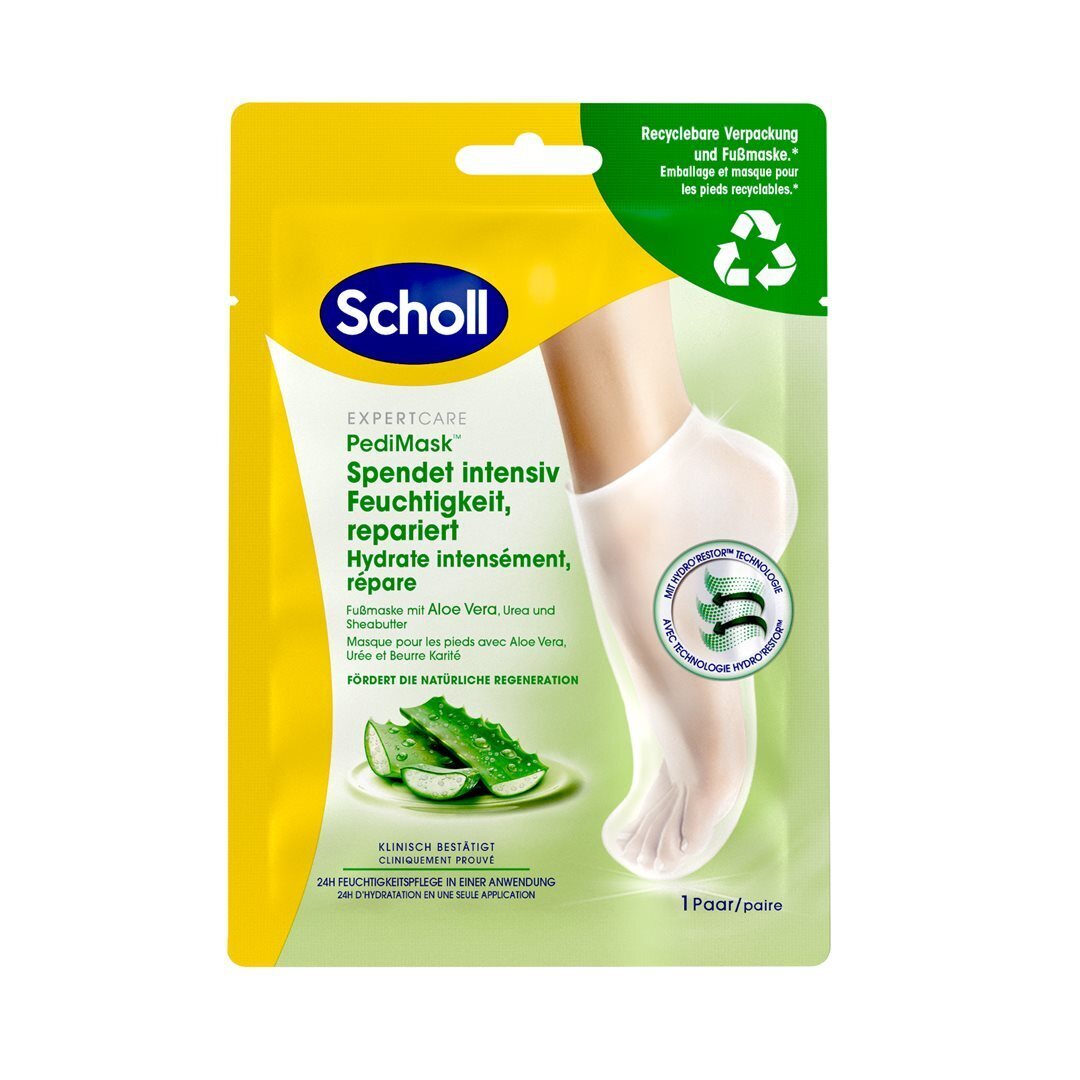 Foto Scholl Intensiv pflegende Fussmaske Aloe Vera 2 Stk