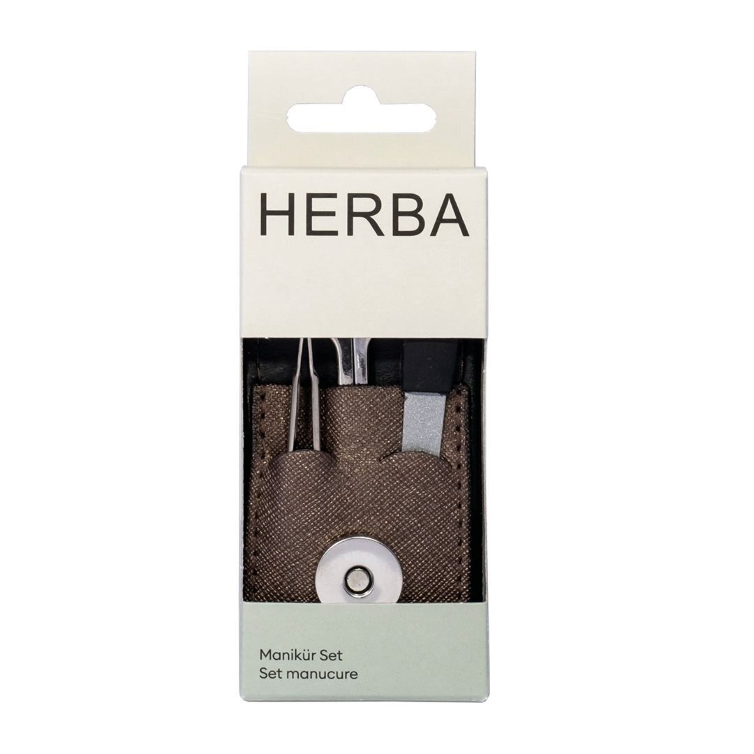 Foto Herba Maniküre Set 3-teilig im Stecketui braun