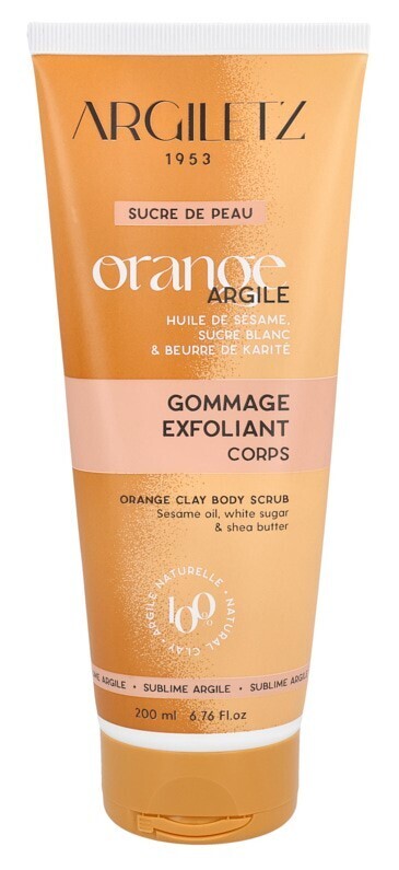 Foto Argiletz Tonerde orange Körperpeeling Tube 200 ml
