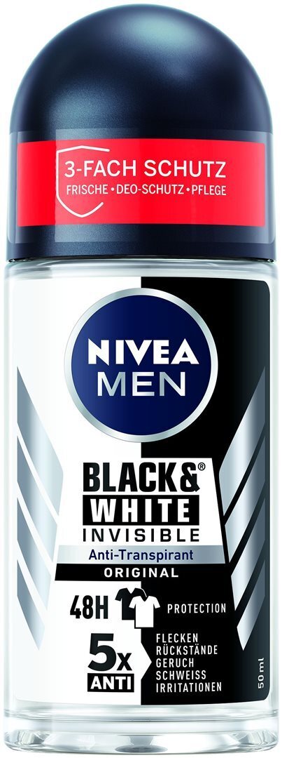 Foto NIVEA MEN Deo Invisible Black & White Roll-on Original 50 ml