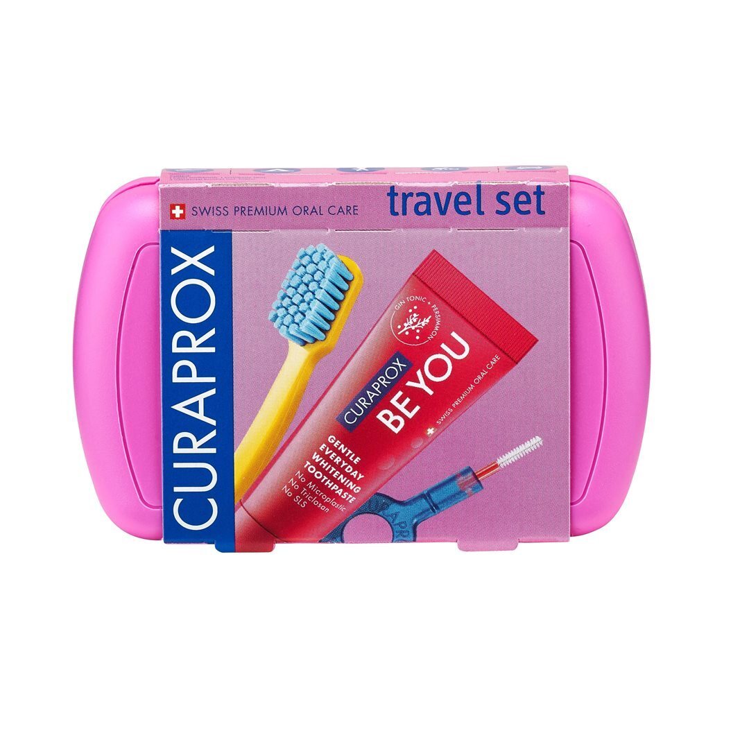 Foto Curaprox Travel Set rosa