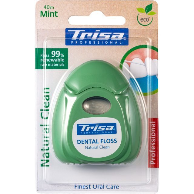 Foto Trisa Natural Clean Zahnseide 40m mint