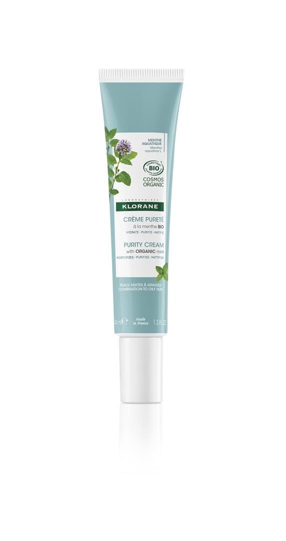 Foto Klorane Klärende Gesichtscreme Wasserminze Bio 40 ml