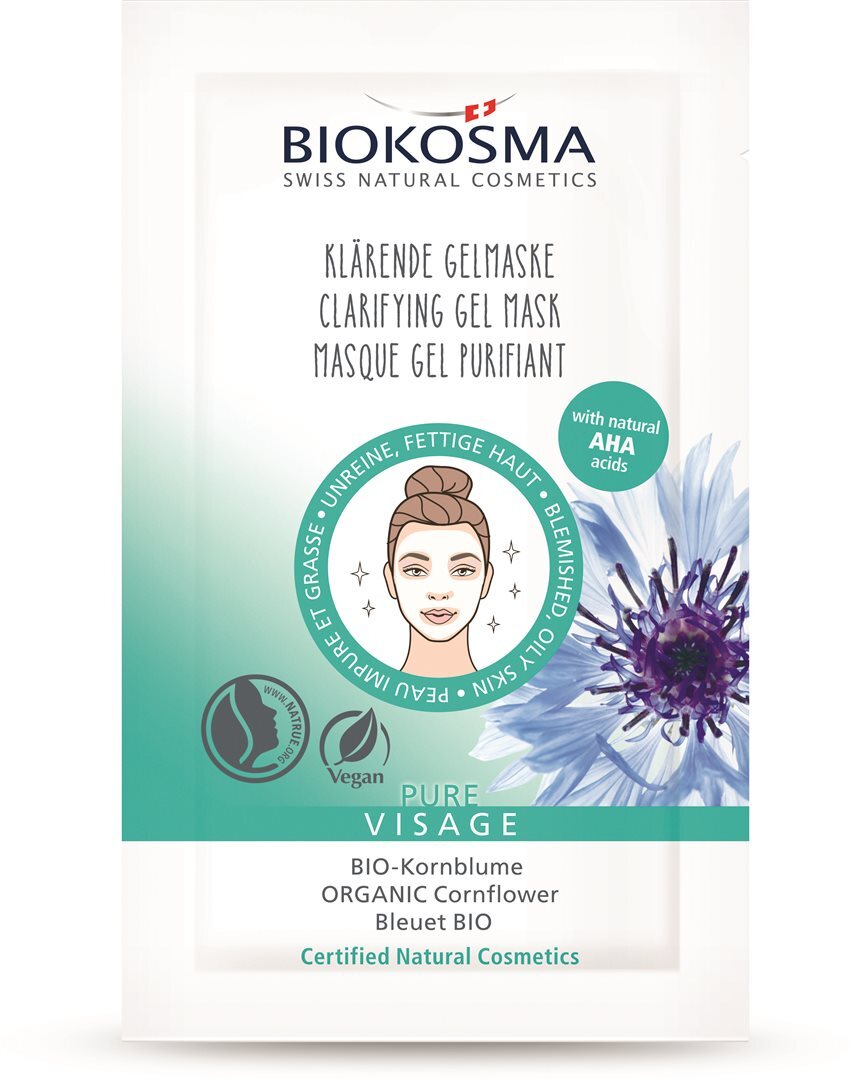 Foto BIOKOSMA PURE Visage Klärende Gelmaske Beutel 7 ml