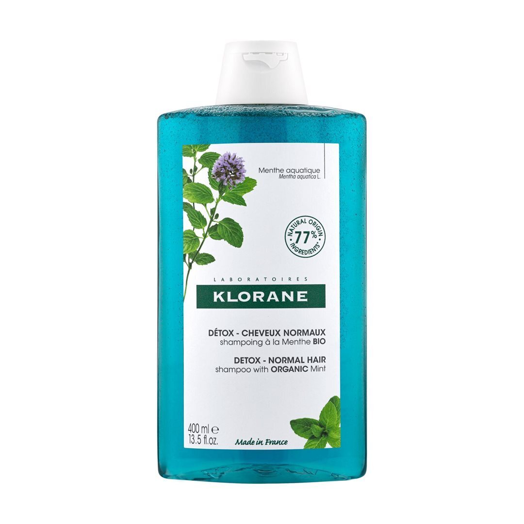 Foto Klorane Shampoo Wasserminze Bio Flasche 400 ml