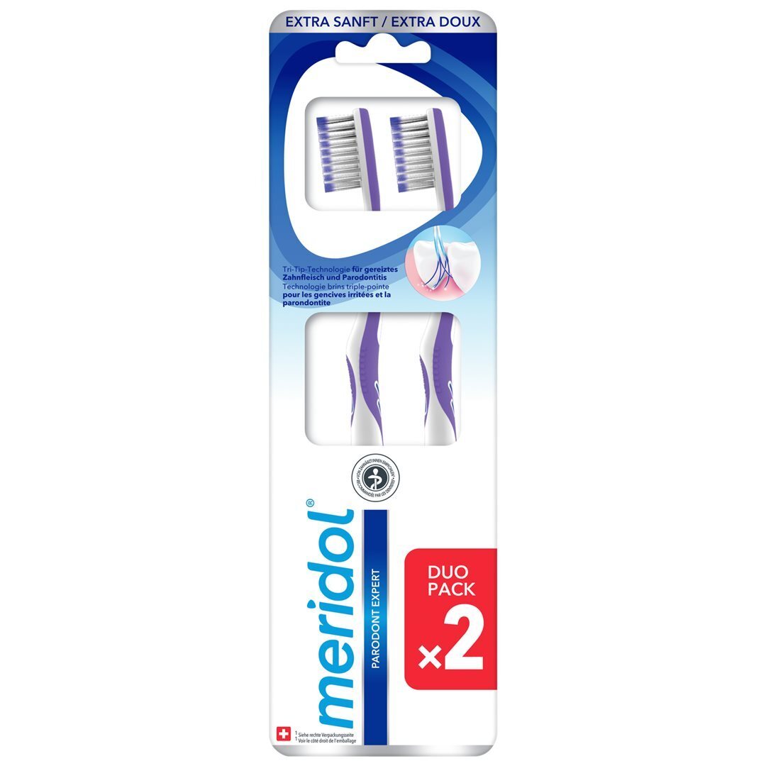 Foto meridol PARODONT EXPERT Zahnbürste Extra Sanft Duo
