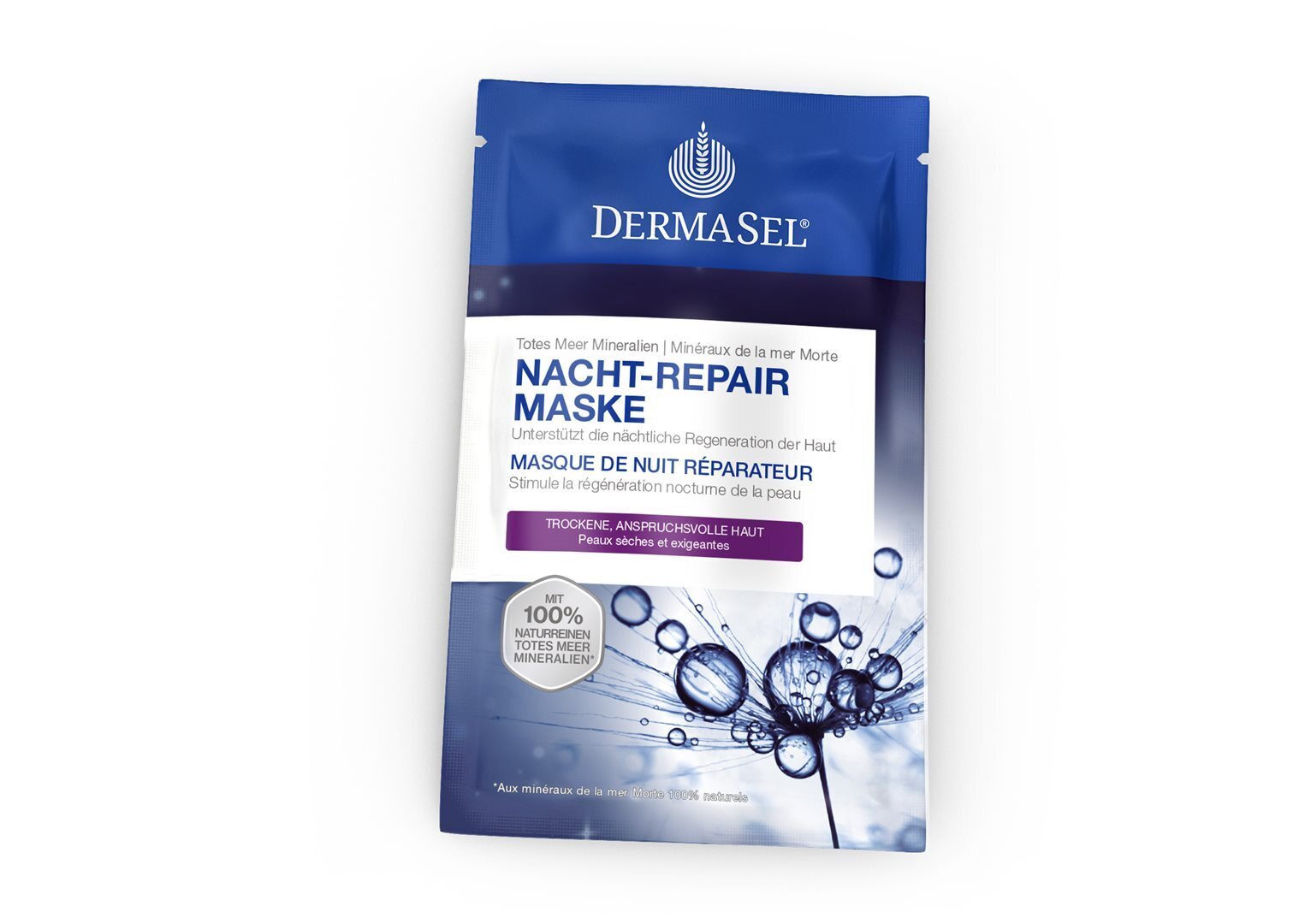 Foto DermaSel Maske Nacht Repair Beutel 12 ml