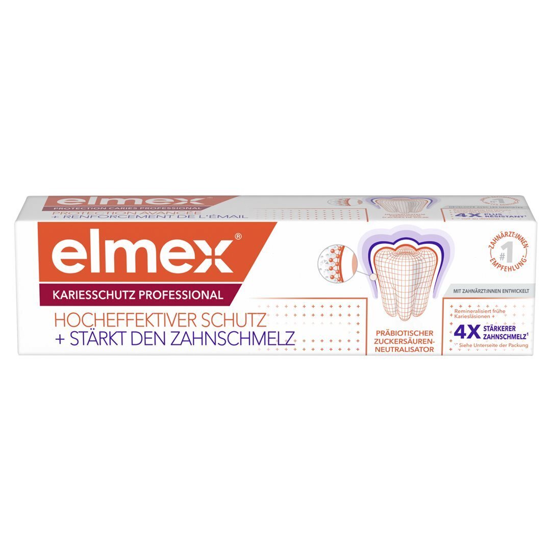 Foto elmex KARIESSCHUTZ PROFESSIONAL Zahnpasta Tube 75 ml