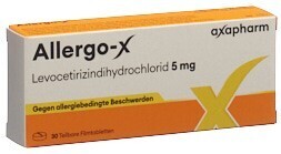 Foto Allergo-X Filmtabletten 5 mg 30 Stk