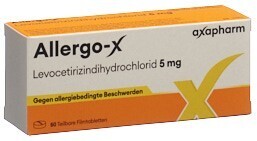 Foto Allergo-X Filmtabletten 5 mg 50 Stk