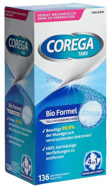 Foto Corega Tabs mit Bio Formel 136 Stk