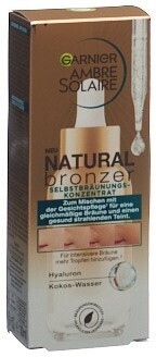 Foto Ambre Solaire Natural Bronzer Self Tan Face Drops Flasche 30 ml