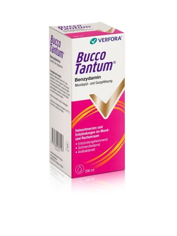 Foto Bucco Tantum Mundspül- und Gurgellösung Flasche 200 ml